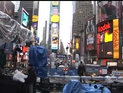 Revellers in New York express their wishes for the coming new year. News Clip
