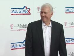 Gregg Popovich at the T-Mobile Magenta Carpet At The 2011 NBA All-Star Game at Los Angeles CA. (Footage by WireImage Video/GettyImages) Stock Footage
