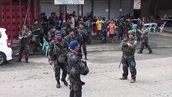 CLEAN : Civilians leave battle zone in Philippines city News Clip