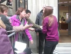 Melanie Chisholm leaving BBC Radio Two Stock Footage