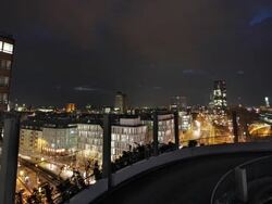 City at night Stock Footage