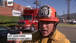 Emergency crews sopped up the remains of about 10,000 gallons of crude oil that sprayed into Los Angeles streets and buildings early Thursday after a high-pressure pipe burst. (May 15) News Clip