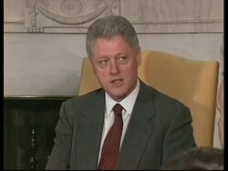 USA: CLINTON IMPEACHMENT SUSPENDEDN DURING IRAQ ATTACKS News Clip