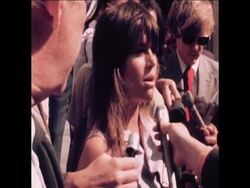 SYND 4 5 73 JANE FONDA SPEAKS IN LOS ANGELES ABOUT PRISONERS OF WAR IN NORTH VIETNAM News Clip