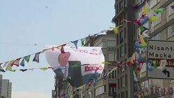 CLEAN : Electoral posters cover the streets of Istanbul ahead of vote News Clip