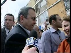 Israeli Def Min visits Ashkelon, target of rocket attacks News Clip