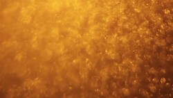 Defocused Gold Particles Stock Footage