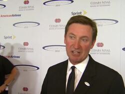 INTERVIEW:  Wayne Gretzky on why he wanted to attend the Sports Spectacular at 27th Anniversary Sports Spectacula Stock Footage