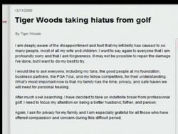 WRAP Reaction on Woods' decision to take indefinite leave from golf Instructional Video