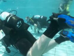 Underwater Shots Prince William Diving In Pool News Clip