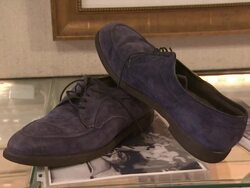 Elvis Presley Owned and Worn Blue Suede Shoes Signed & Inscribed "To Gary Pepper" at the Gotta Have Rock And Roll's The Rock & Roll Pop Culture Auction Gotta Have Rock And Roll's The Rock & Roll Pop Culture Auction Stock Footage