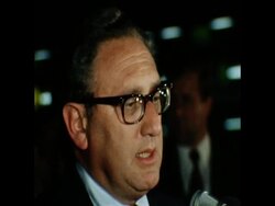 SYND 19 5 75  KISSINGER IN VIENNA FOR VIETNAM TALKS WITH GRYMKO News Clip