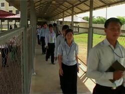 Genocide trial continues for Khmer Rouge official, Duch News Clip
