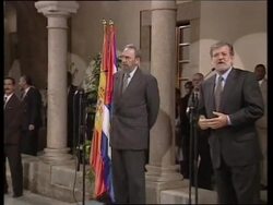 SPAIN: CUBAN LEADER FIDEL CASTRO VISIT UPDATE News Clip