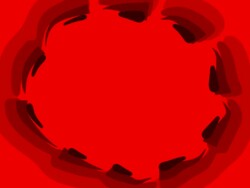 DIABOLO : red - white to black (TRANSITION) Stock Footage