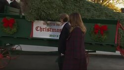 Melania Trump Welcomes WH Christmas Tree Instructional Video