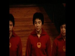 SYND 26-11-72 PING PONG MATCH BETWEEN GREECE AND CHINA IN ATHENS News Clip