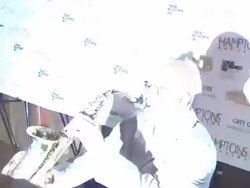 Ski Johnson at the Serena Williams Hosts Hamptons Magazine Cover Party with GREY GOOSE  Stock Footage