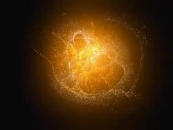 Expansion of the abstract energy Stock Footage