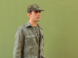 Military Greeting Stock Footage