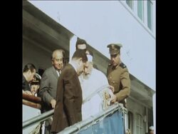 SYND 3 11 69 THE EX-KING OF LIBYA ARRIVES IN ALEXANDRIA News Clip