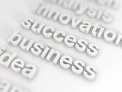 Business Words | Loopable Stock Footage