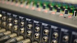 Rear mixer. Stock Footage