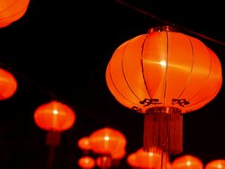 Chinese Lantern,Chinese New Year Stock Footage