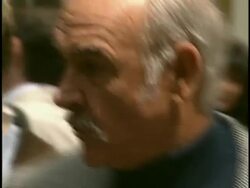Dedication of Sean Connery's Footprints Stock Footage