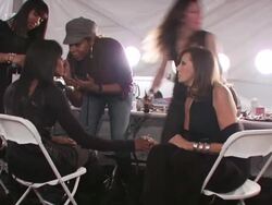 Fashion for Relief - Haiti, NYC - Backstage - Fall 2010 MBFW Stock Footage