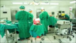 Surgical Team Operating. Stock Footage