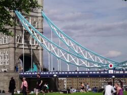 London tower bridge Stock Footage