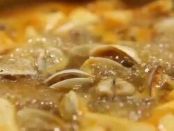 bean paste stew Stock Footage