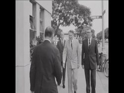 CAN709 IAN SMITH BUYS INDEPENDENCE BONDS AT POST OFFICE IN SALISBURY (HARARE) Instructional Video