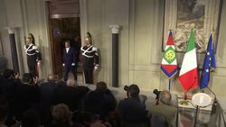 Berlusconi arrives as Italian parties try to form a government Instructional Video