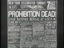 The New York Journal announces the end of prohibition. News Clip