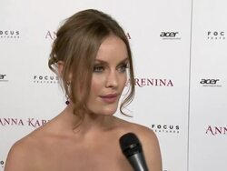 INTERVIEW: Guro Schia on the event at Anna Karenina Premiere Presented By Focus Features Stock Footage