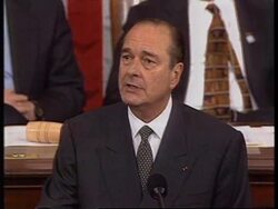 USA: WASHINGTON: CHIRAC AND CLINTON PLEDGE TO WORK TOGETHER News Clip