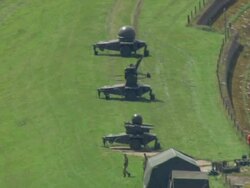 Aerials of Olympic Security Missiles News Clip