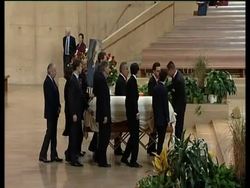 Schwarzenegger, David Lynch and Baz Luhrmann attend Italian film producer's funeral News Clip