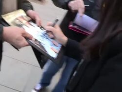 SIGHTED: Claudia Winkleman Stock Footage