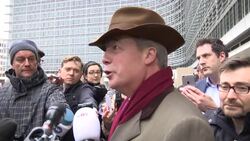 UK MEP Farage comments after meeting Barnier News Clip