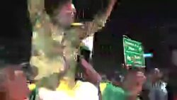 ROTY: Politics - Zimbabwe street celebrations News Clip