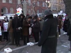 Gay rights protest in Sochi News Clip