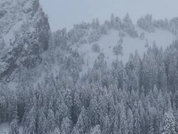 winter mountain landscape changing weather from cloudy to sunny Stock Footage