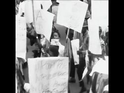 SYND 15 9 68 FRENCH FLAG BURNED IN PROTEST AGAINST FRANCE SUPPORT FOR BIAFRA News Clip