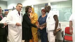 CLEAN : France ups Ebola controls with temperature checks on boats News Clip