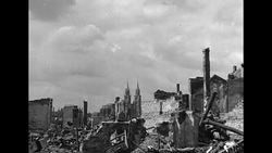 WWII destruction in Nuremberg after Nazi surrender News Clip