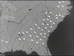 Cotton manufacturing and the Industrial Revolution. 1942 Stock Footage