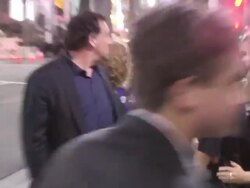 Noam Murro entering the 300: Rise Of An Empire After Party in Hollywood Stock Footage